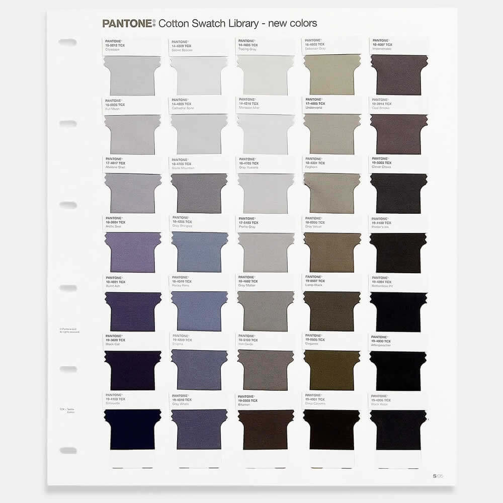 Pantone Cotton Swatch Library FHIC100C