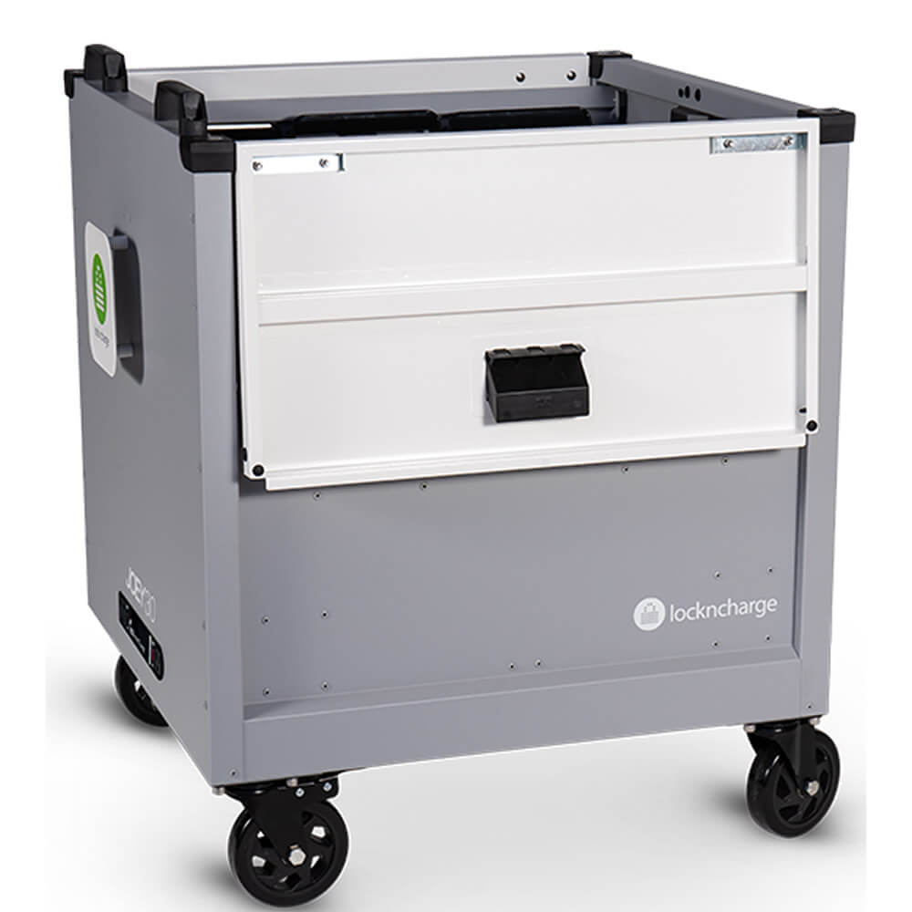 LockNCharge Joey 30 MK4 Prewired USB-C 45W Charging Cart with Baskets