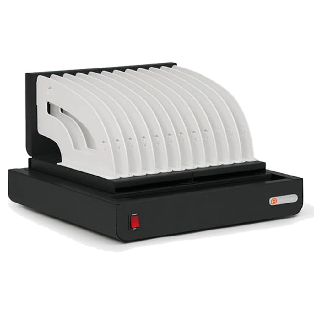 Bretford TVT10AC Cube Micro Tray Tabletop Charging Station Charcoal