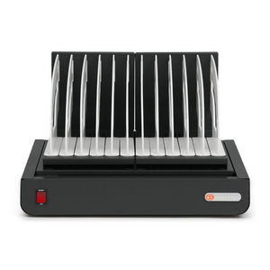 Bretford TVT10AC Cube Micro Tray Tabletop Charging Station Charcoal