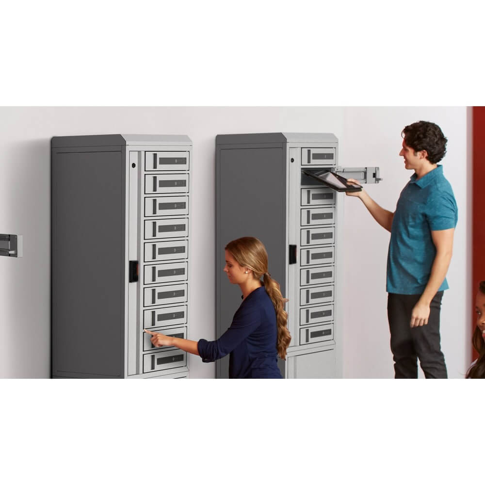Bretford TCLAUS170EF99 Techguard Connect 10-Bay Charging Locker Concrete