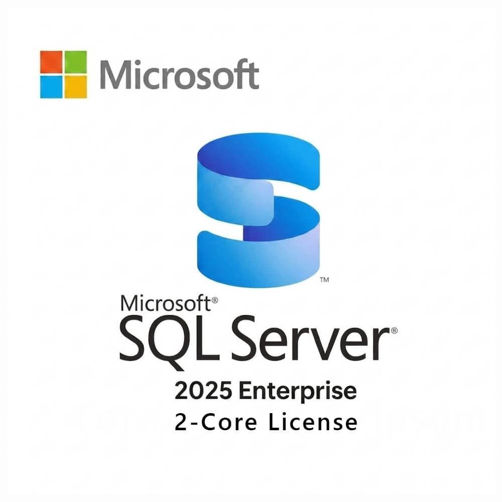 Microsoft SQL Server 2025 Enterprise 2-Core License with 3-Years Software Assurance (Non-Profit)