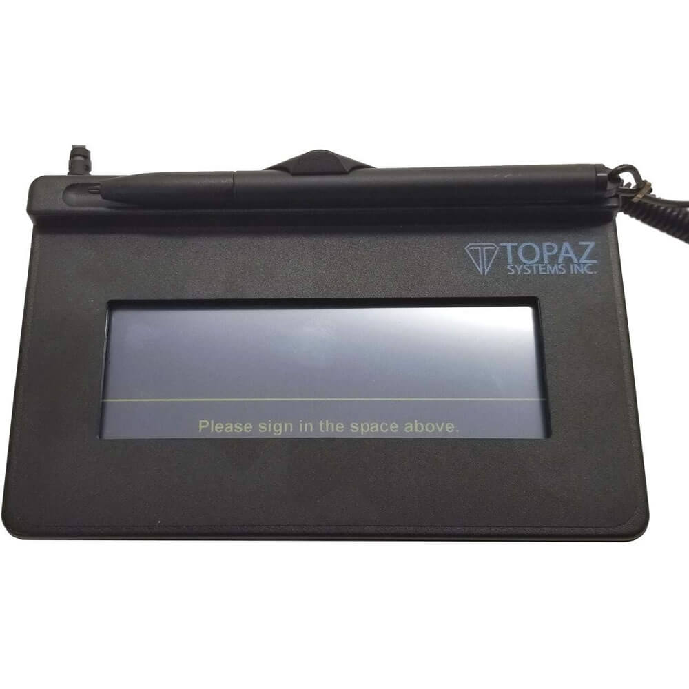 Topaz Siglite 1x5 Virtual Serial USB Signature Tablet T-S460-BSB-R ...