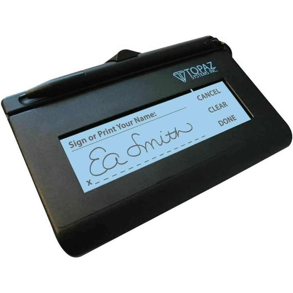Signature Collection Tablet Topaz Siglite LCD Backlit USB Signature Tablet T-LBK460-HSB-R ...