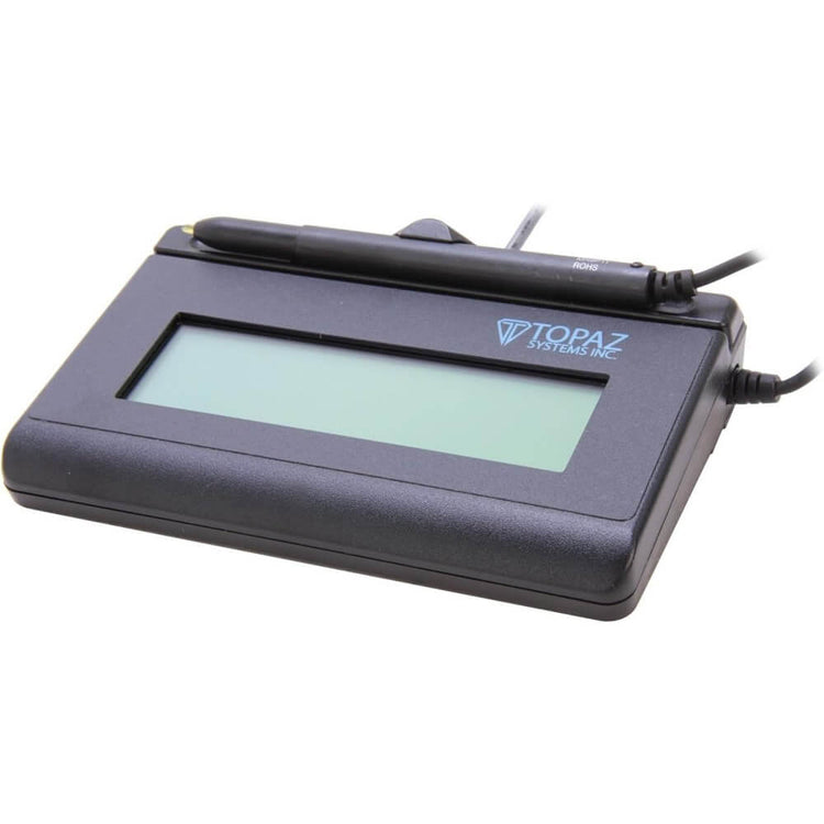 Signature Collection Tablet Topaz SignatureGem LCD 1x5 USB Signature Tablet Non-Backlit T-L462-HSB ...