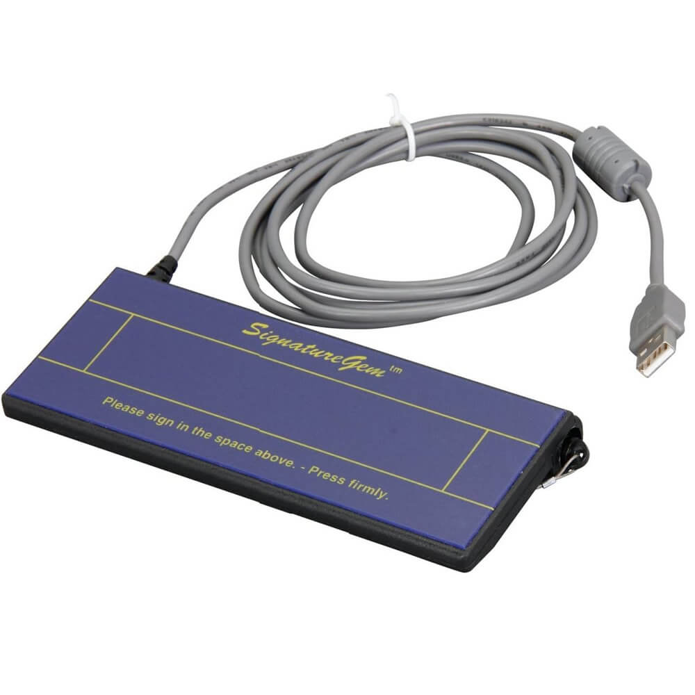 Signature Collection Tablet Topaz SignatureGem 1x5 USB Signature Tablet T-S261-HSB-R | Technology ...