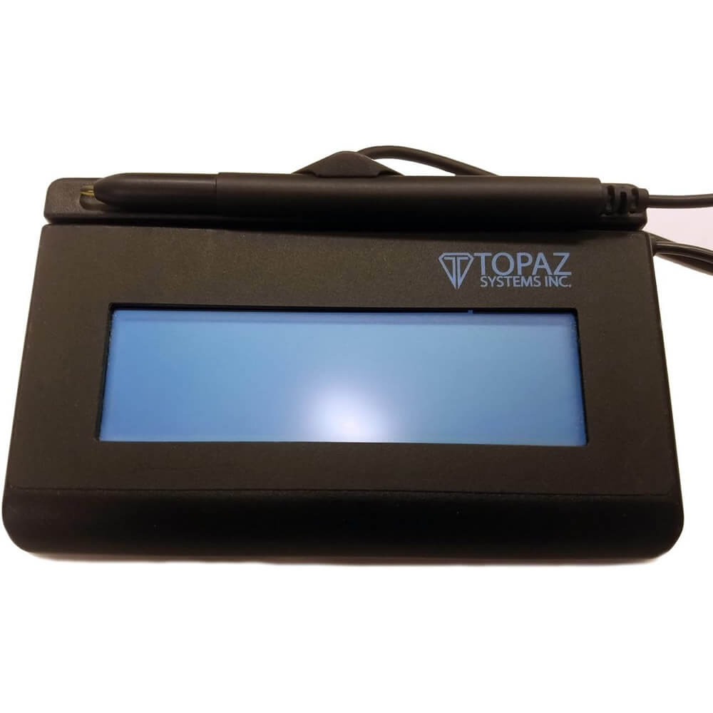 Topaz SignatureGem 1X5 Backlit LCD USB Signature Tablet T-LBK462-BSB-R