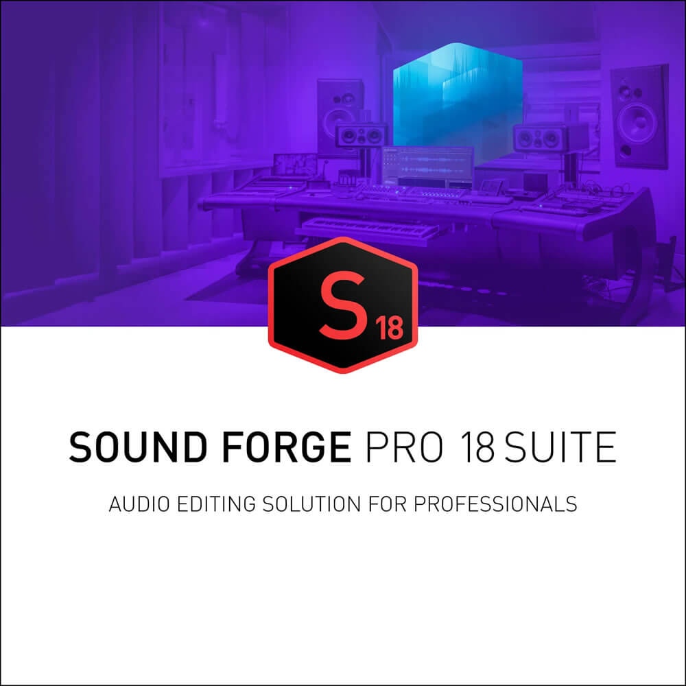MAGIX Sound Forge Pro 18 Suite (School License)
