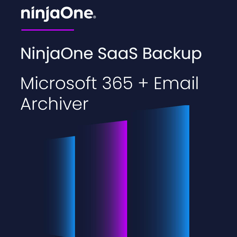 NinjaOne SAAS Backup for Microsoft 365 + Email Archiver 1-Year Subscription License