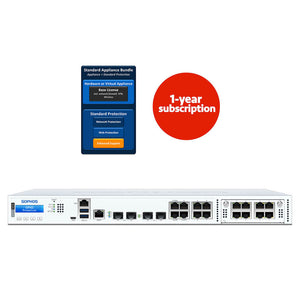 Sophos XGS 3100 Firewall Security Appliance with 1-Year Subscription Standard Protection