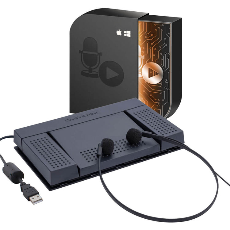 pedal for transcription Olympus AS-2700 Transcription Kit with ODMS R8 Software