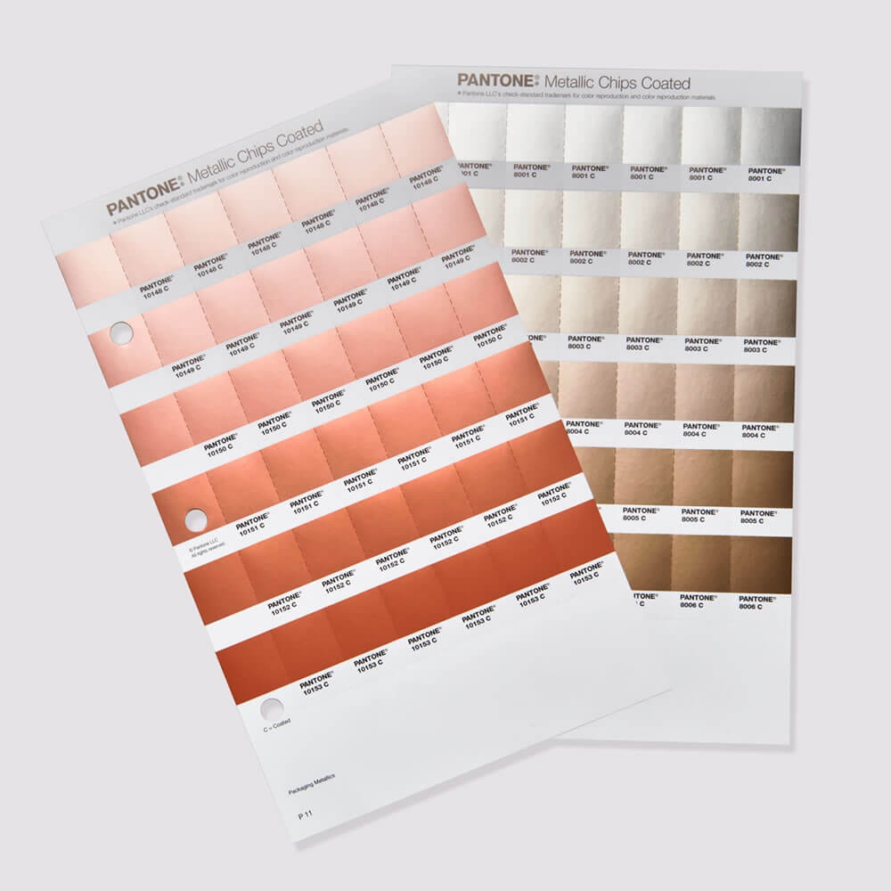 Pantone Metallics Chips Coated Book GB1507C