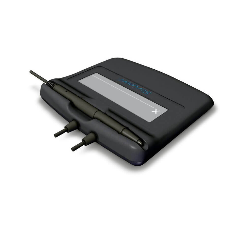 Scriptel Notepad Scriptel ST1476 EasyScript Signature Capture Pad 5-Meter Cord ...