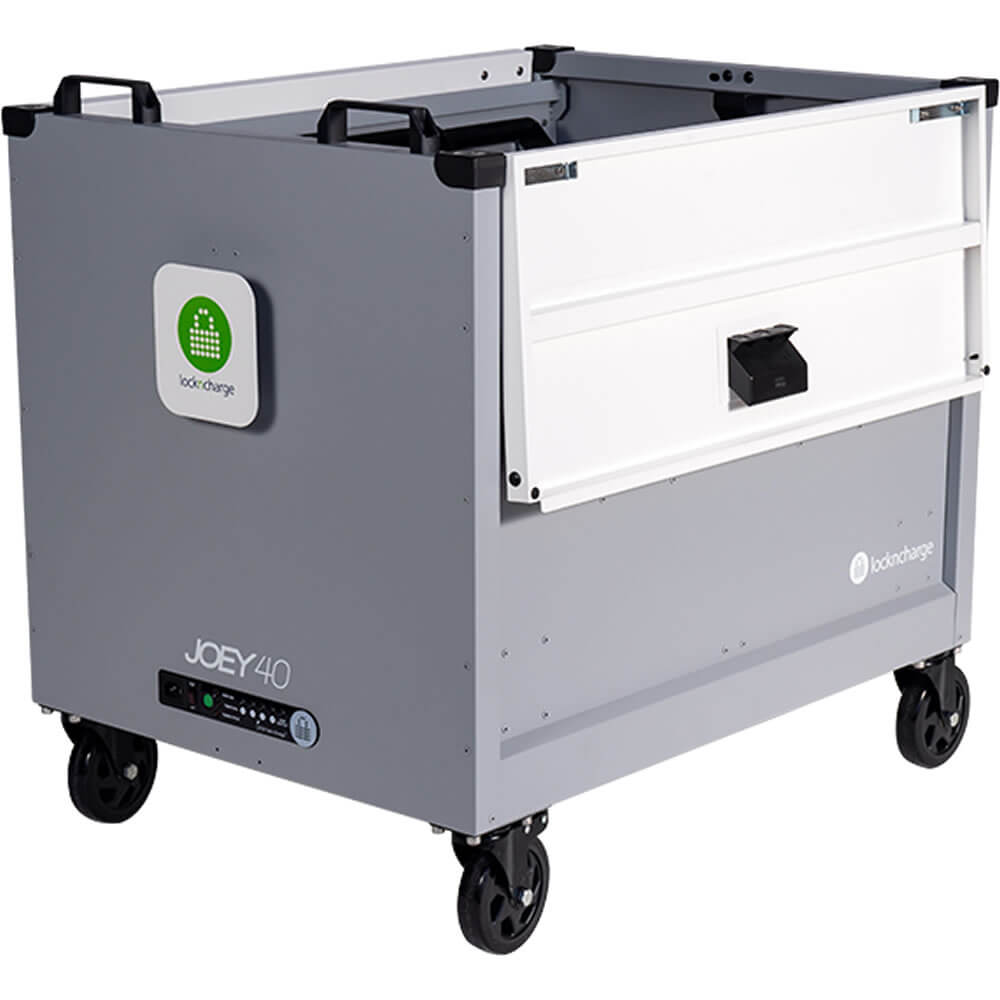 LockNCharge Joey 40 MKII Charging Cart with Baskets