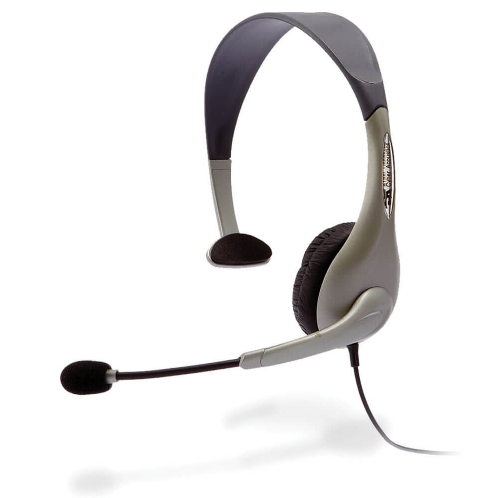 Cyber Acoustics AC-840 USB Mono Headset with Boom Microphone 10-Pack