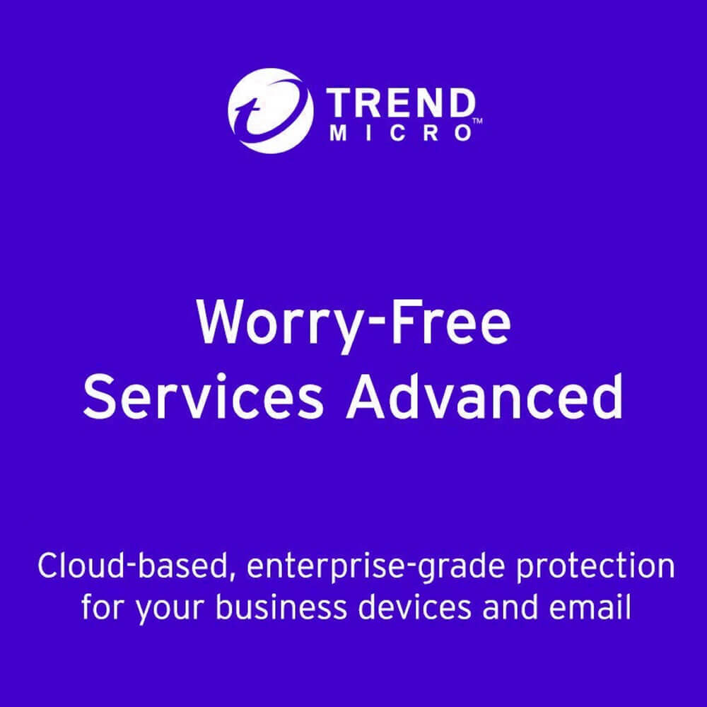 Trend Micro Worry Free Security Services Advanced 3-Year Subscription ...