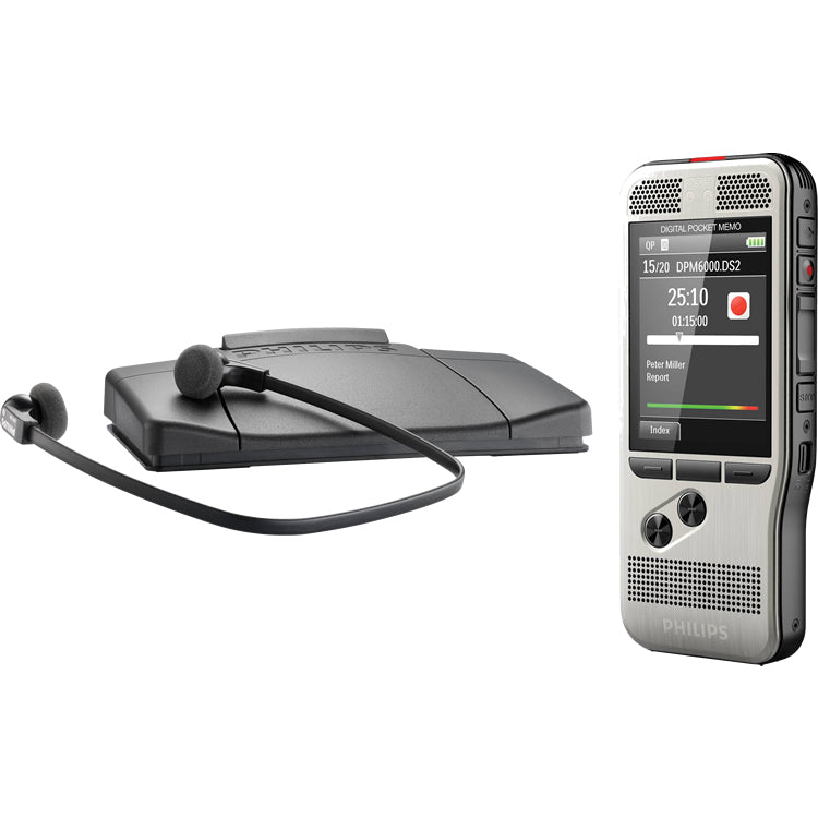 Pocket Transcriber Philips Digital Pocket Memo and Transcription Set DPM6700 | Technology ...
