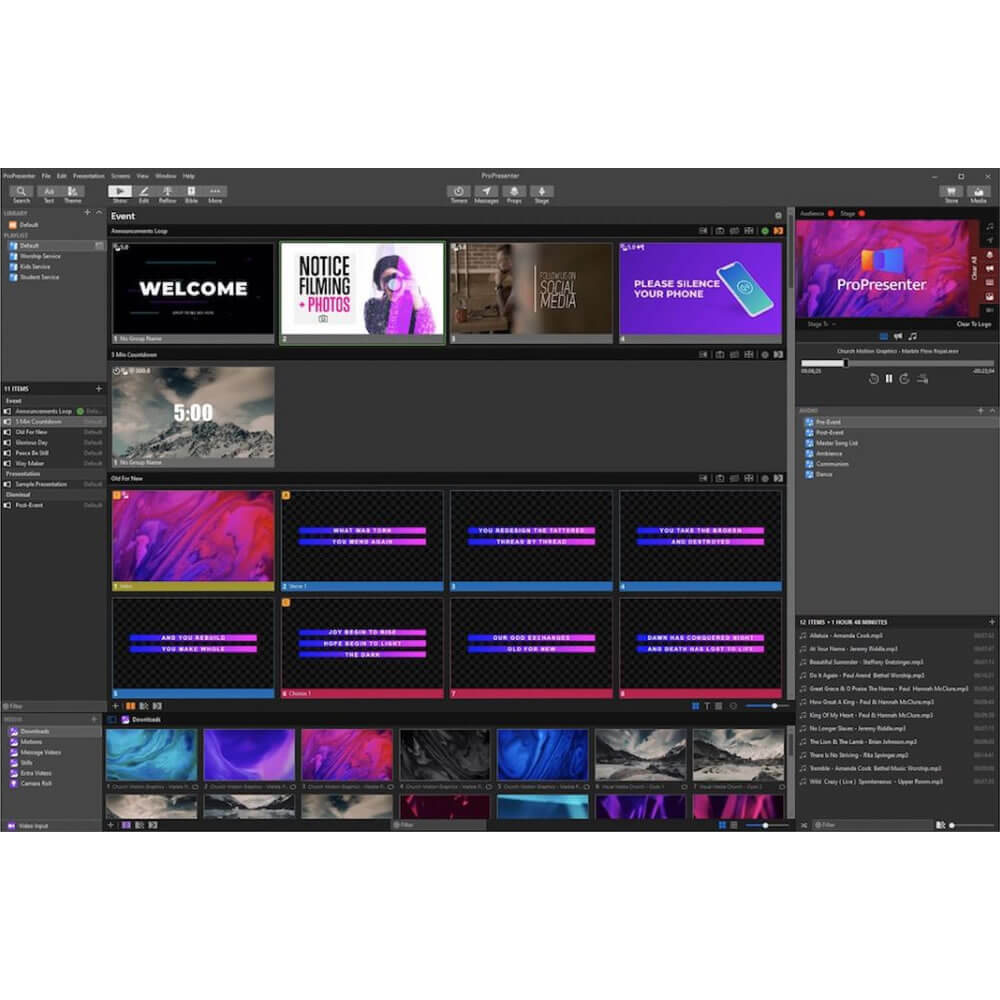 Propresenter 7 for Windows/ macOS - Live Presentation & Production