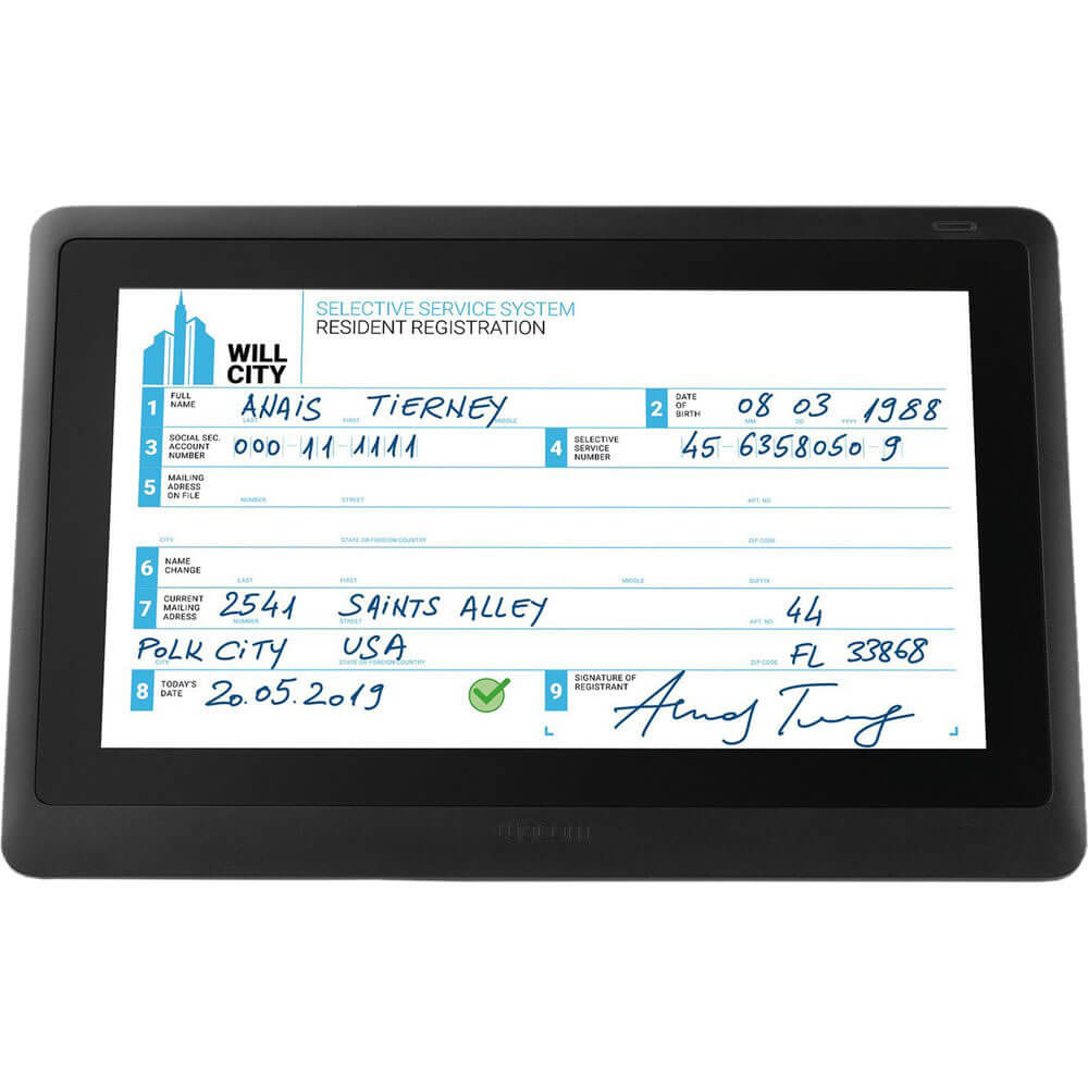 Wacom DTK1660E 15.6-Inch Signature Pen Display DTK1660EK0A