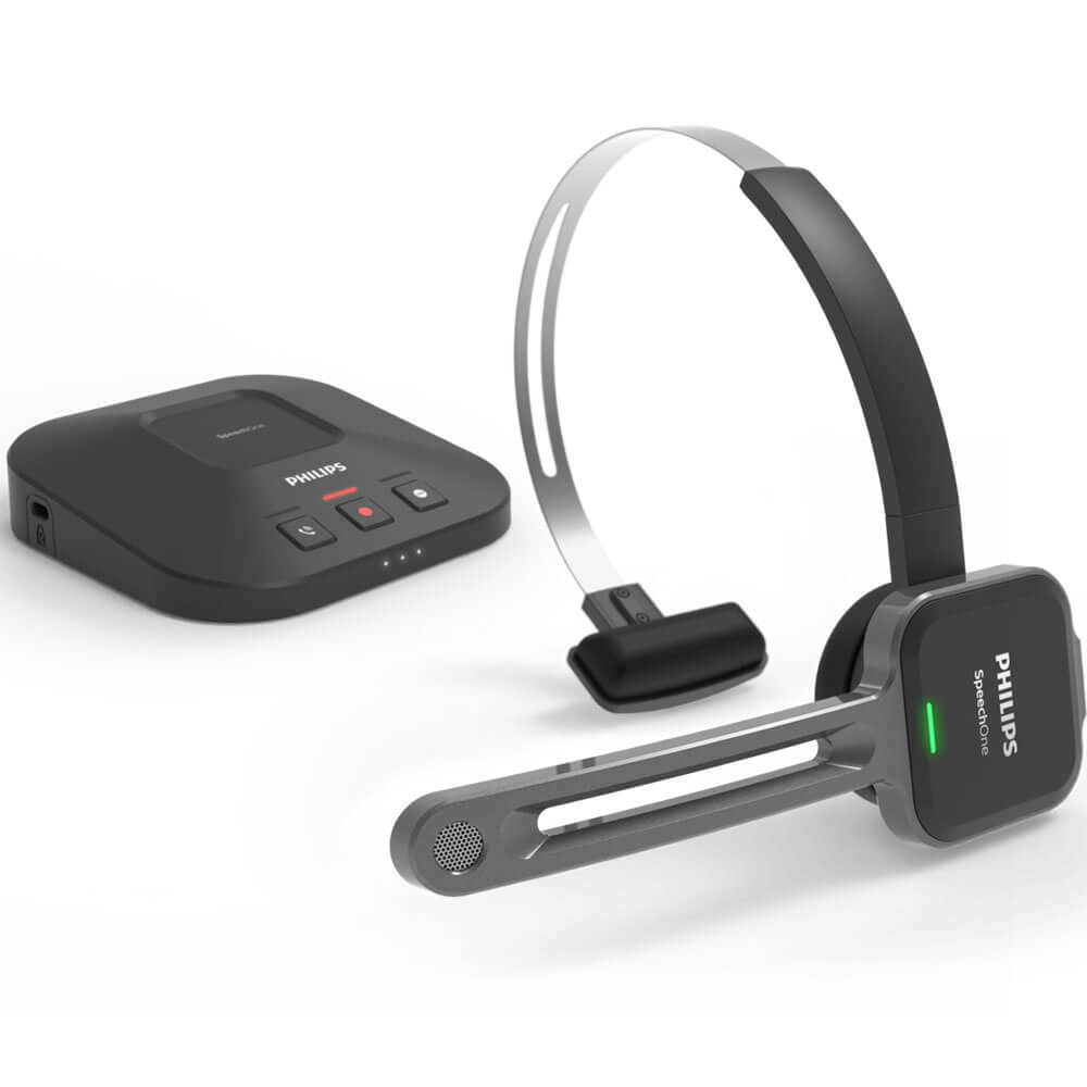 Philips SpeechOne Wireless Dictation Headset PSM6300