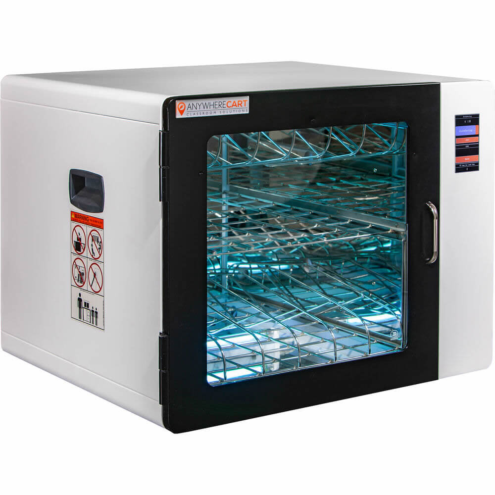 Anywhere Cart AC-CLEAN 12-Bay UV-C Sanitizing Cabinet