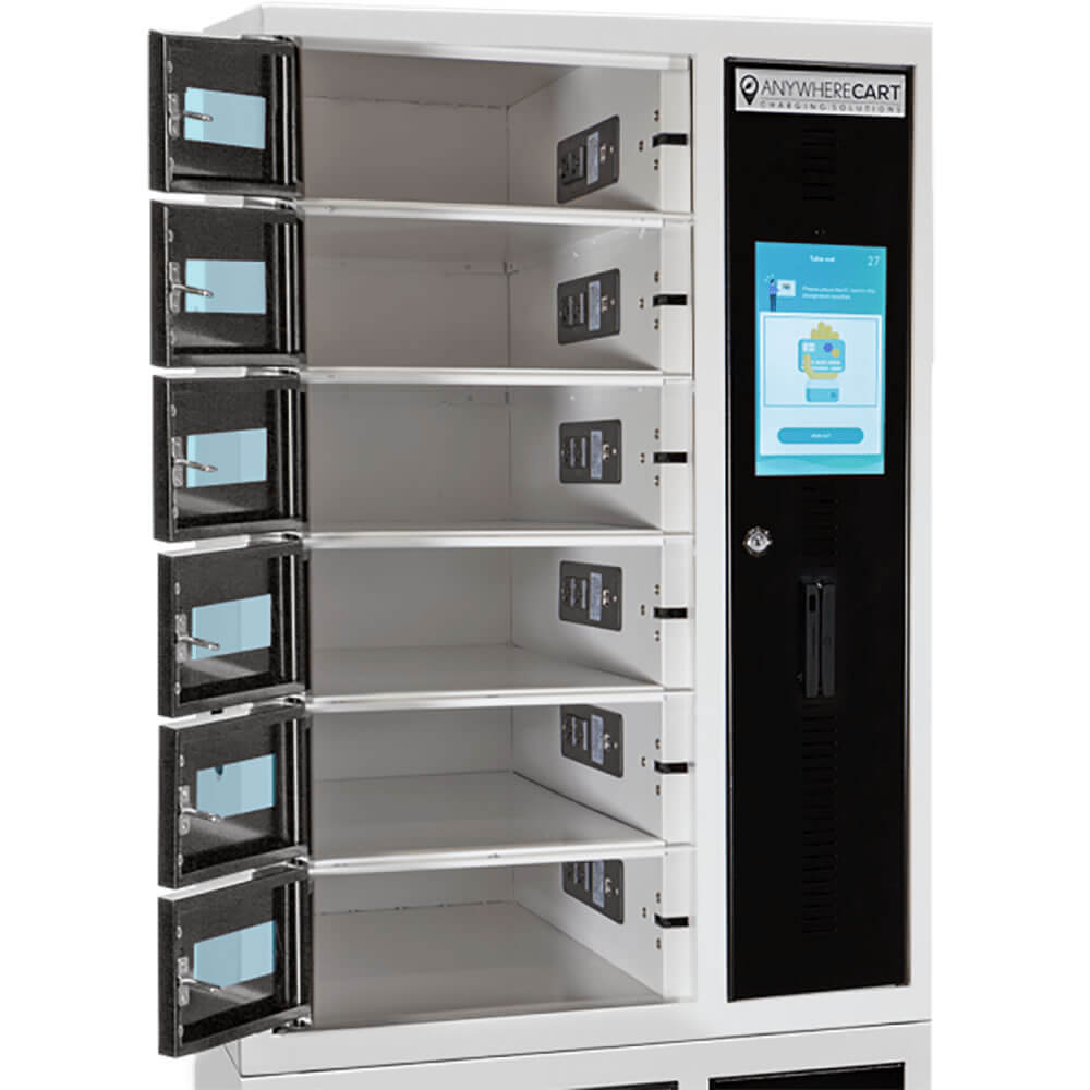 Anywhere Cart SC-LOCKER-12-RFID 12-Bay Secure RFID Charging Locker for Laptops & Tablets