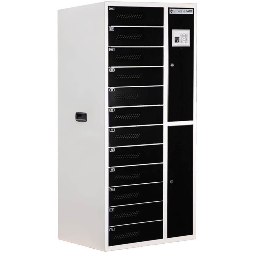 Anywhere Cart SC-LOCKER-12-RFID 12-Bay Secure RFID Charging Locker for Laptops & Tablets
