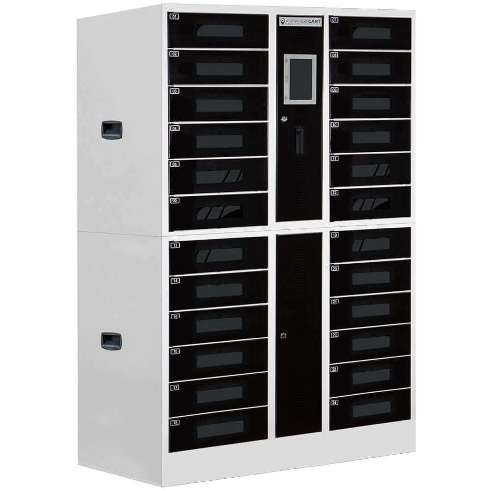 Anywhere Cart SC-LOCKER-24-RFID 24-Bay Secure RFID Charging Locker for Laptops & Tablets