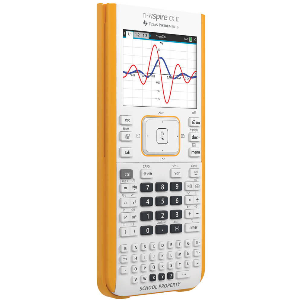 Texas Instruments Nspire CX II Graphing Calculator EZ-Spot Classroom 10-Pack