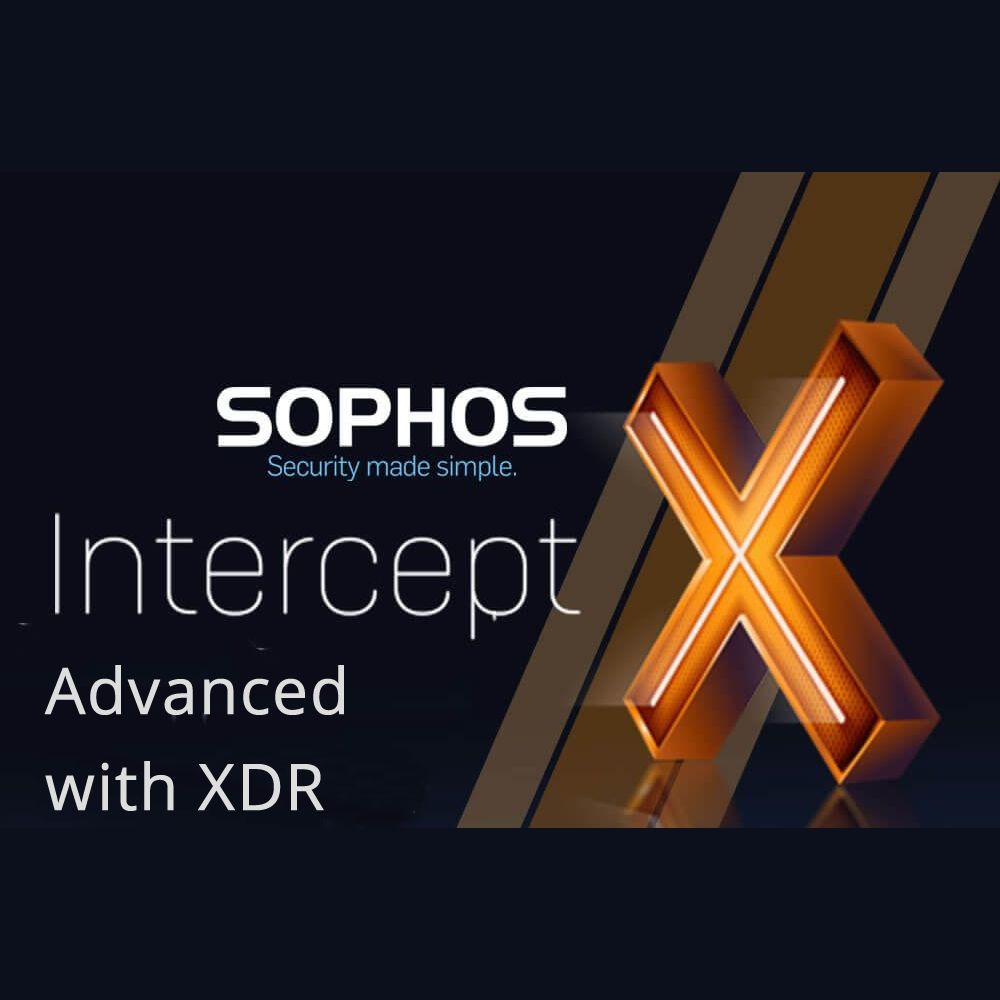 Sophos Intercept X Endpoint Protection Advanced with XDR 1-Year Subscription License