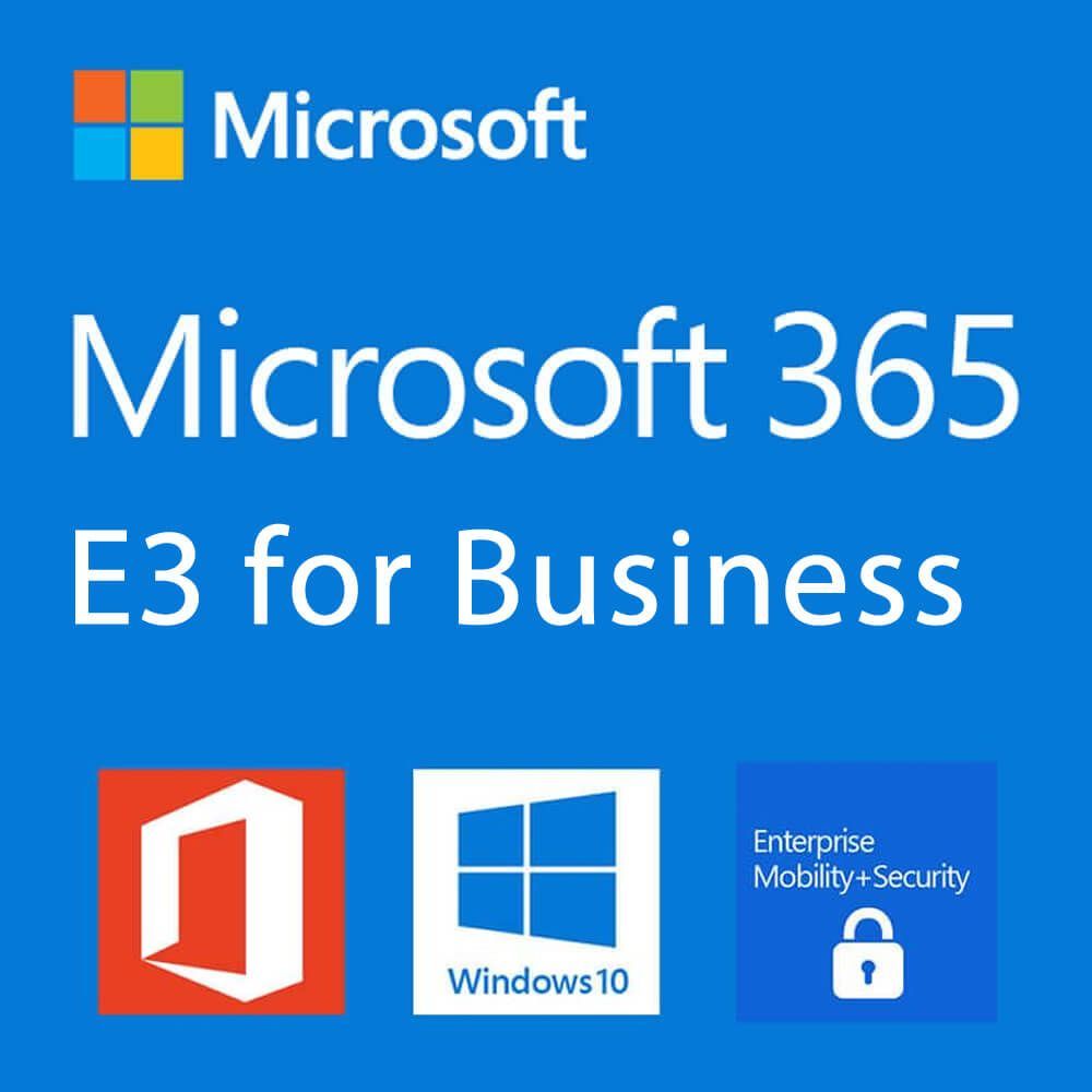 Microsoft 365 E3 Annual Subscription License Technology Solutions for Small Business