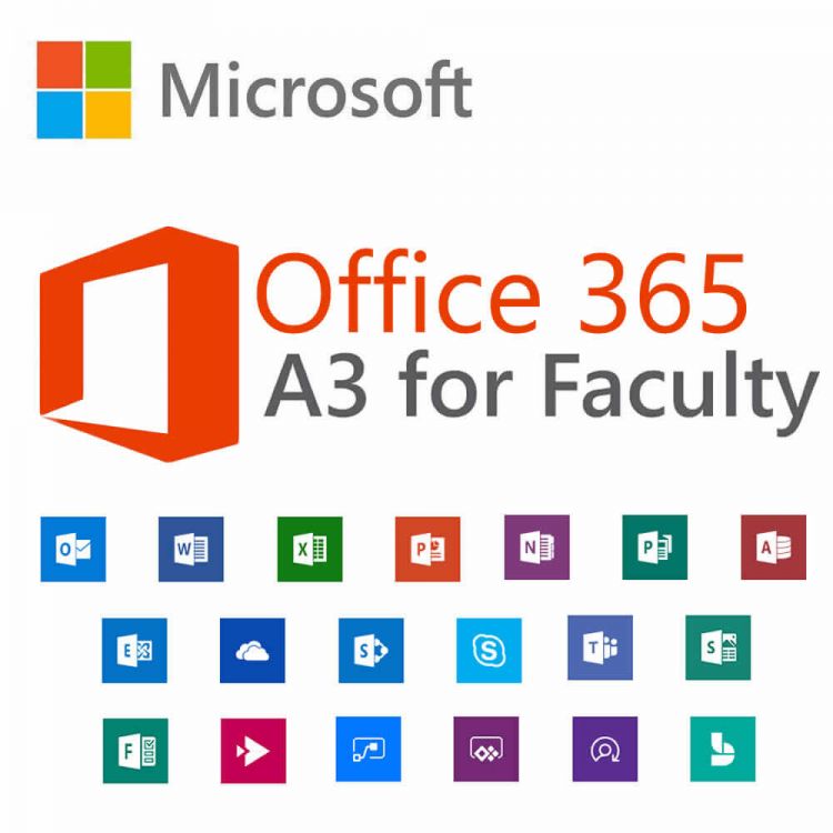 Ontmoedigd zijn leerboek hoekpunt Microsoft Office 365 A3 for Faculty Monthly Subscription (School License) |  Technology Solutions for Schools, Colleges and Universities