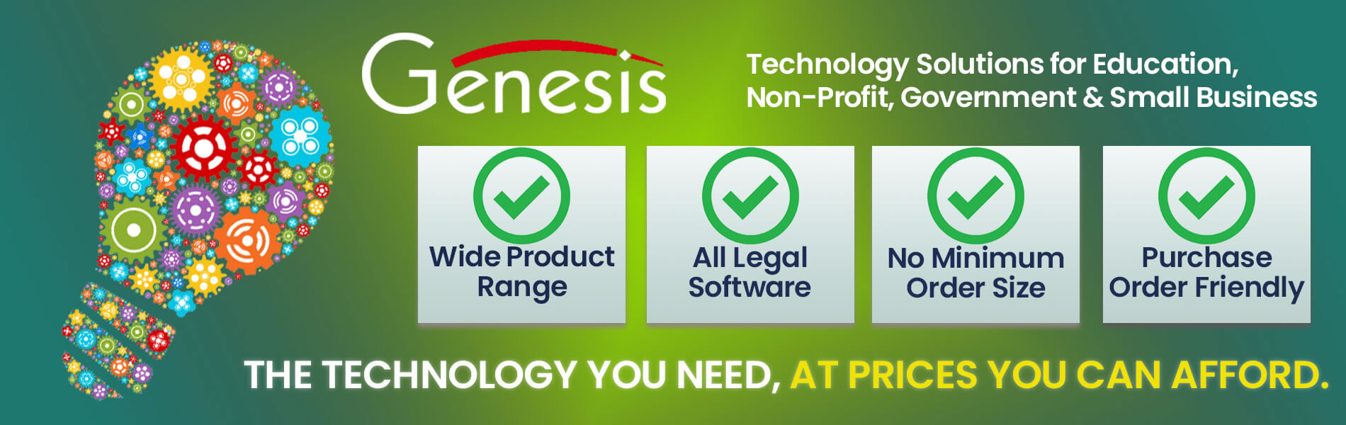Genesis Technologies - Technology Solutions for Education, Non-Profit, Small Business and Government